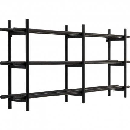 Wall Wine Shelf Cape Town 34cm black Kare Design