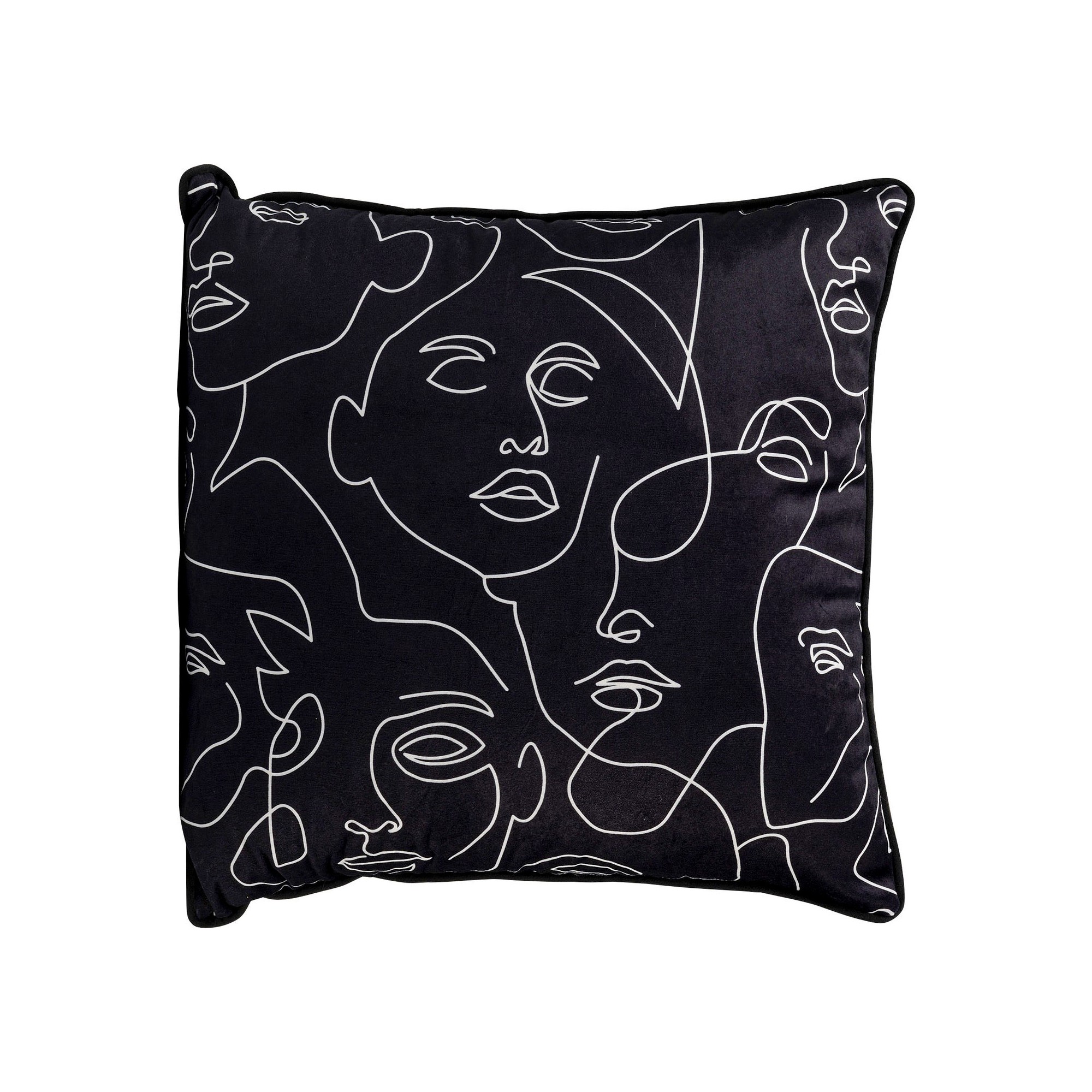 Cushion faces black Kare Design