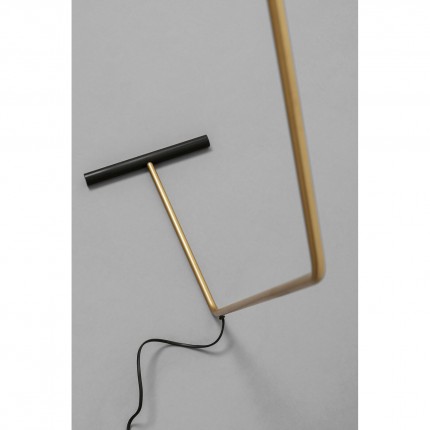 Vloerlamp Doro zwart 130cm Kare Design