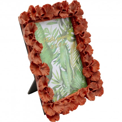 Picture Frame ginkgo leaf orange 20x25cm Kare Design