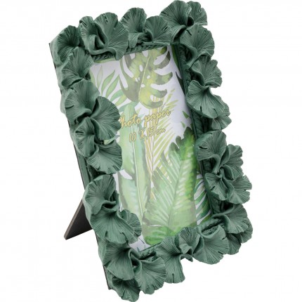 Picture Frame ginkgo leaf green 17x21cm Kare Design