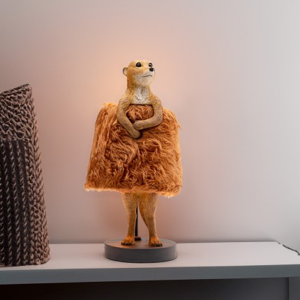 Table Lamp Animal meerkat Fluff Kare Design