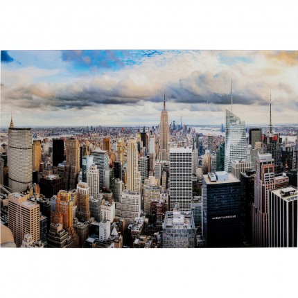 Glass Picture City View 150x100cm Kare Design