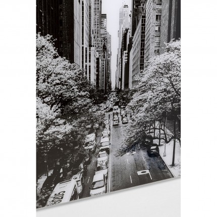 Glass Picture streets of NY 80x120cm Kare Design