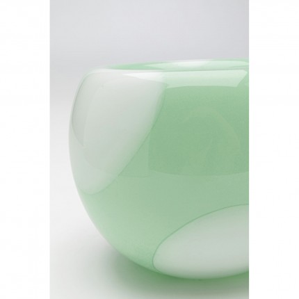 Vase Punti green and white 15cm Kare Design