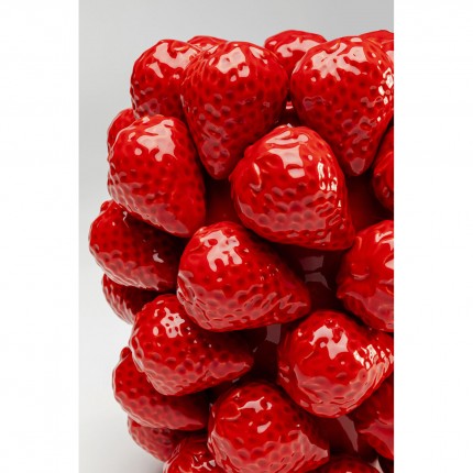 Vaas aardbeien rood 24cm Kare Design