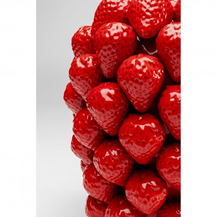 Vaas aardbeien rood 30cm Kare Design