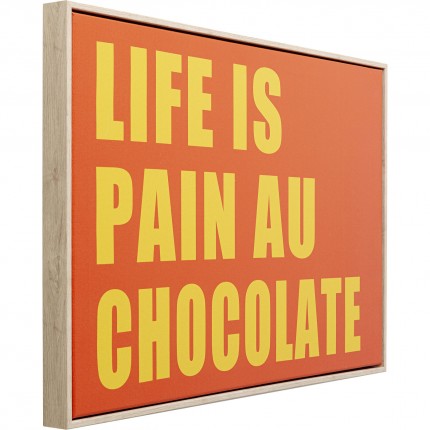 Schilderij Pain Au Chocolate 60x40cm Kare Design