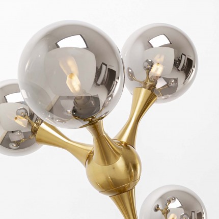 Vloerlamp Atomic Balls 174cm goud Kare Design