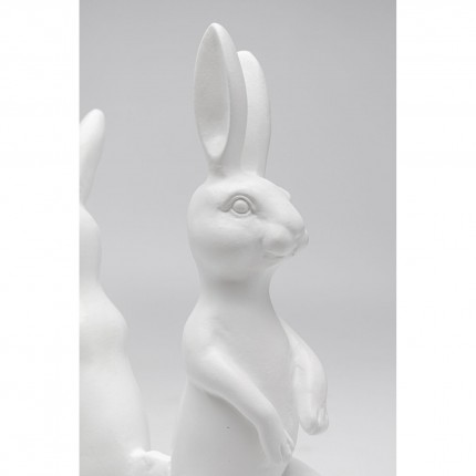 Deco white dancing rabbits Kare Design