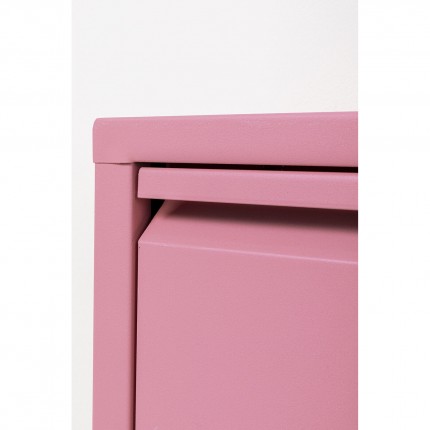 Schoenenkast Caruso roze 3 laden Kare Design