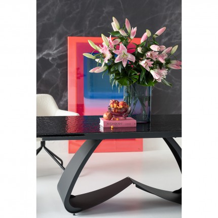 Extension Table Bellagio 180x95cm black Kare Design