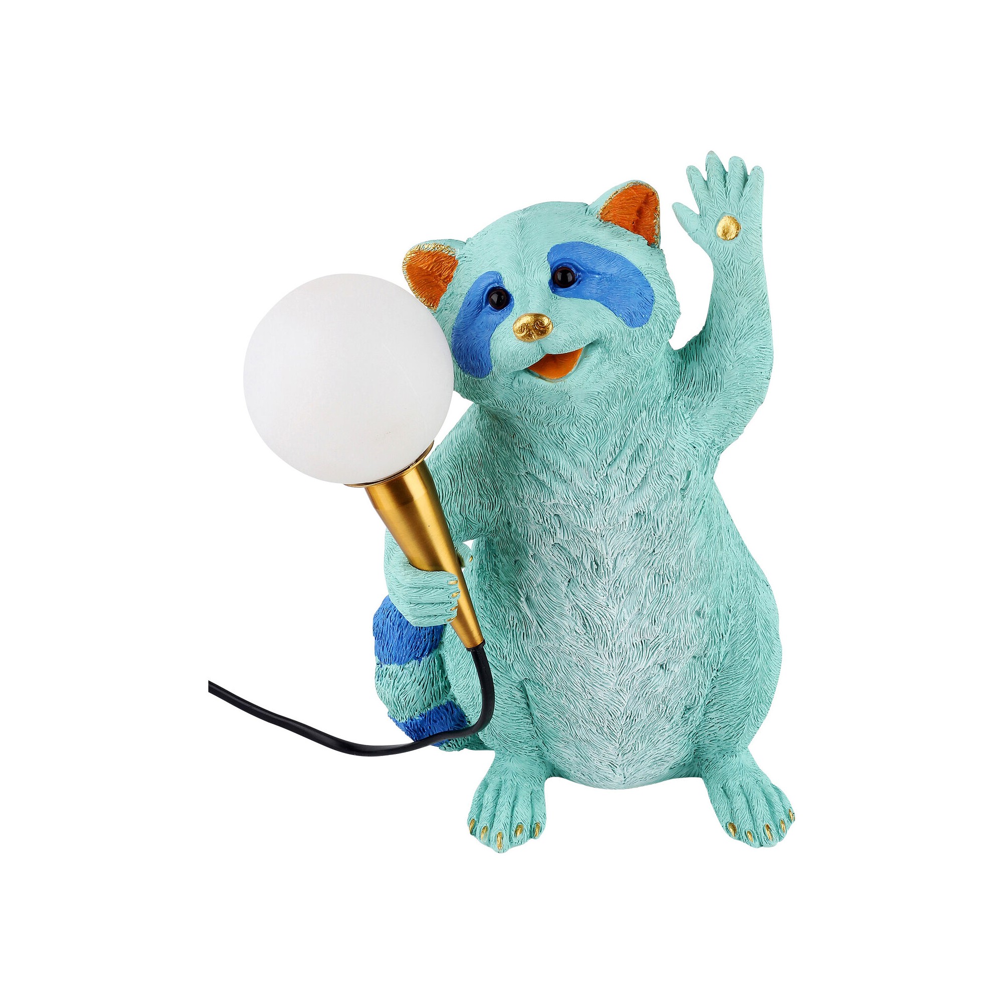 Table Lamp blue racoon Kare Design