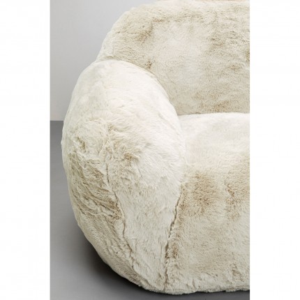 Armchair Mika 115cm cream Kare Design