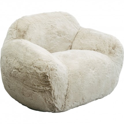 Armchair Mika 115cm cream Kare Design