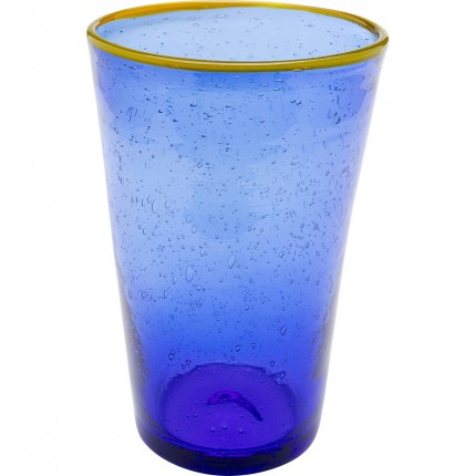 Waterglazen Bubbles blauw (4/set) Kare Design