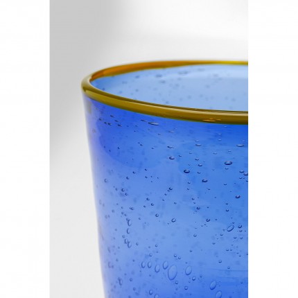 Waterglazen Bubbles blauw (4/set) Kare Design