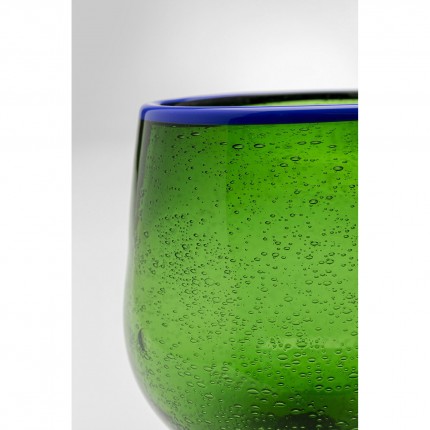 Wijinglazen Bubbles groen (4/set) Kare Design