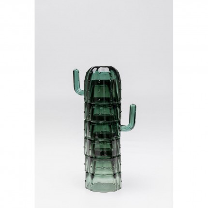 Water Glass cactus (6/set) Kare Design