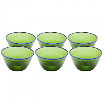 Kommen Bubbles groen (6/set) Kare Design