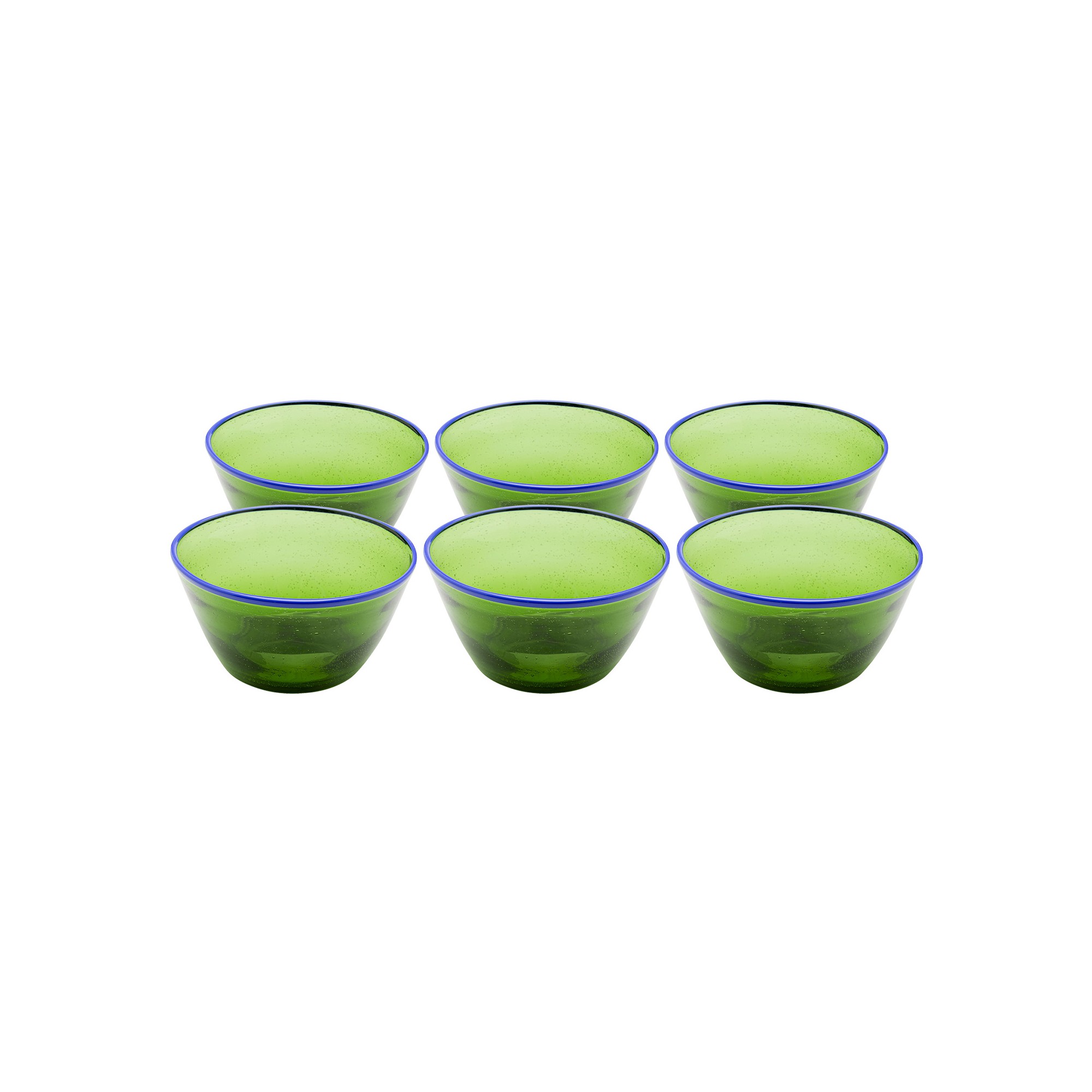 Kommen Bubbles groen (6/set) Kare Design