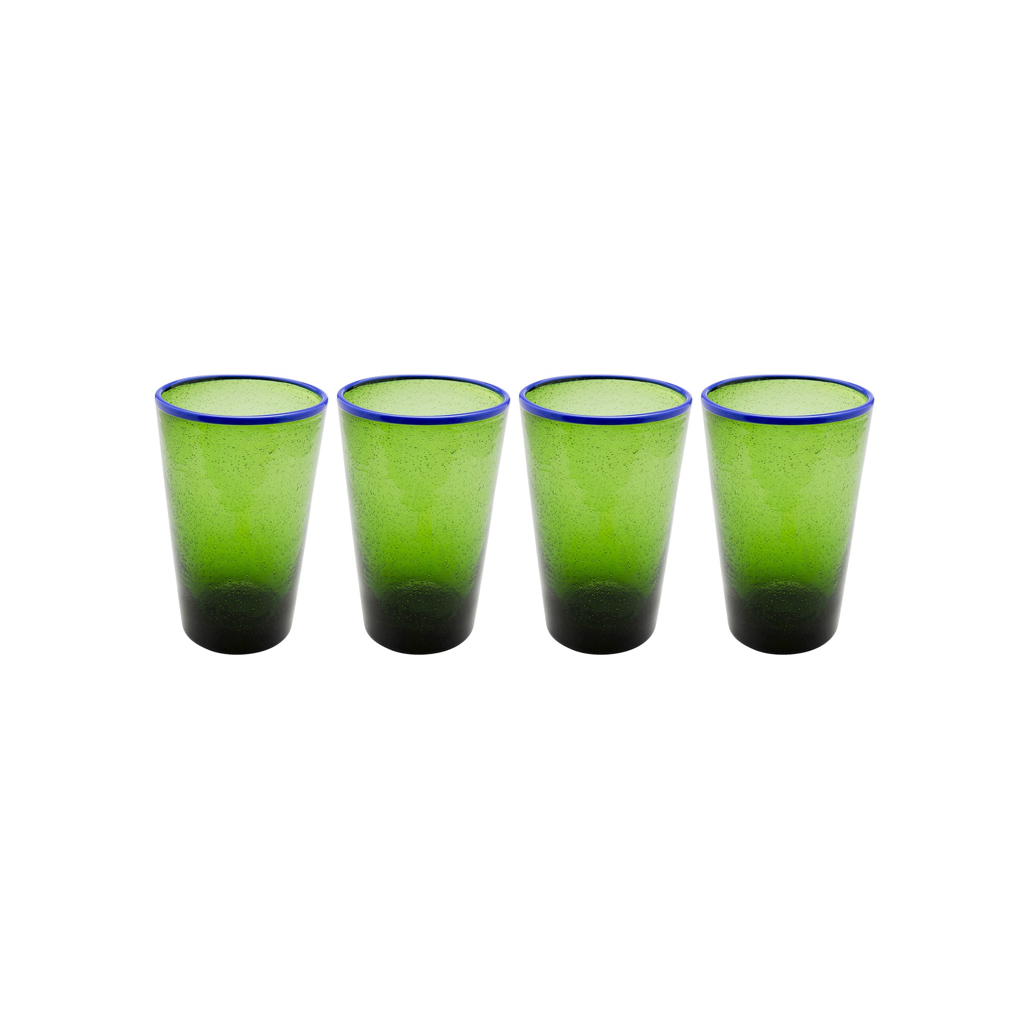 Waterglazen Bubbles groen (4/set) Kare Design