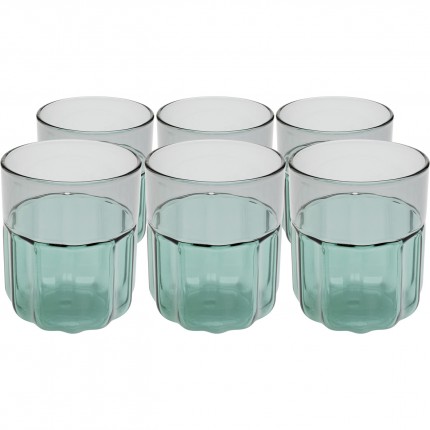 Water Glass Duetto (6/set) Kare Design