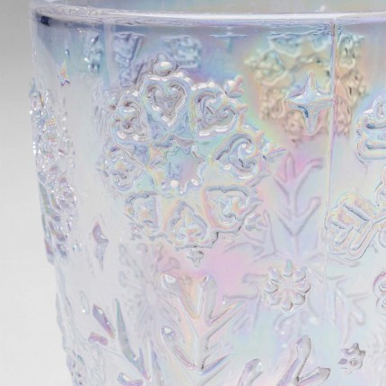 Wijnglazen Ice Flowers paars (6/set) Kare Design