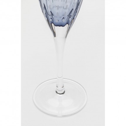 Champagne Glass Clue (6/set) Kare Design