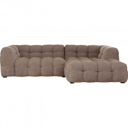 Corner Sofa Salamanca brown right Kare Design