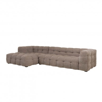 Corner Sofa Salamanca brown left Kare Design