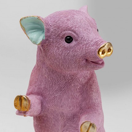 Bookend yellow and purple pigs (2/Set) Kare Design