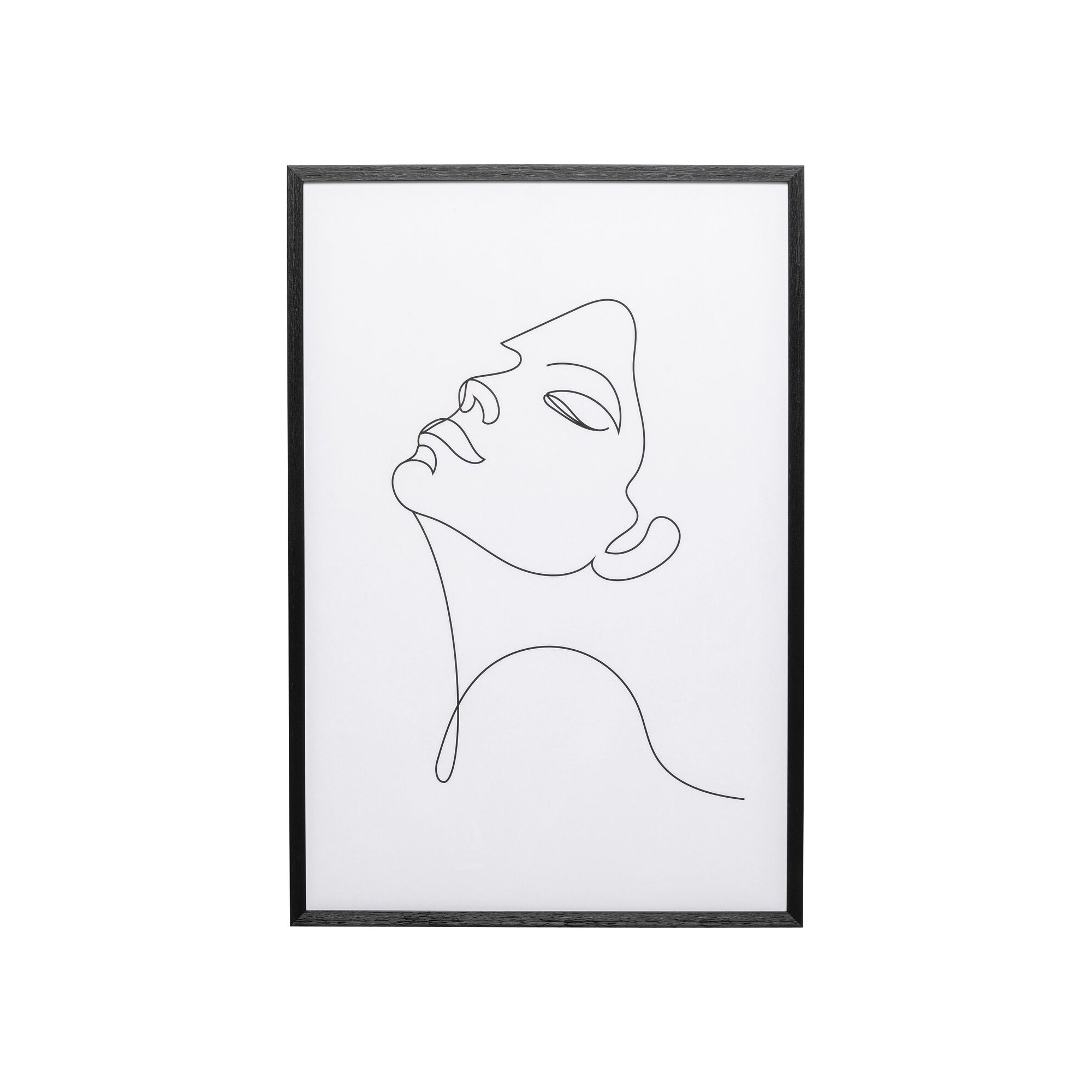 Tableau encadré Drawing Lady 63x93cm