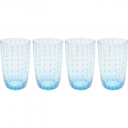 Water glass Clue (4/set) Kare Design