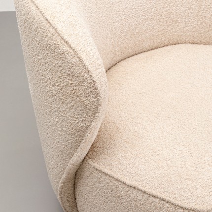 Draaifauteuil Ellie beige Kare Design