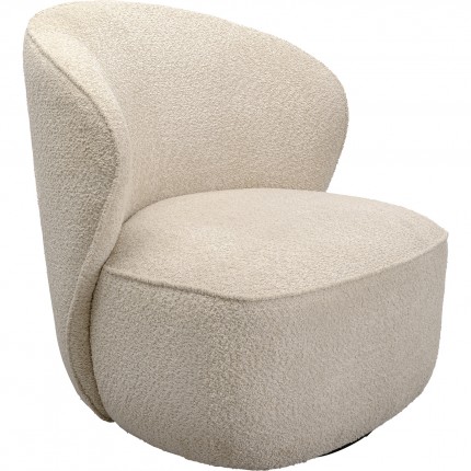 Draaifauteuil Ellie beige Kare Design