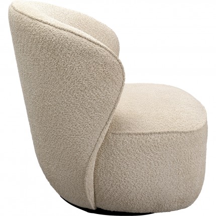 Draaifauteuil Ellie beige Kare Design