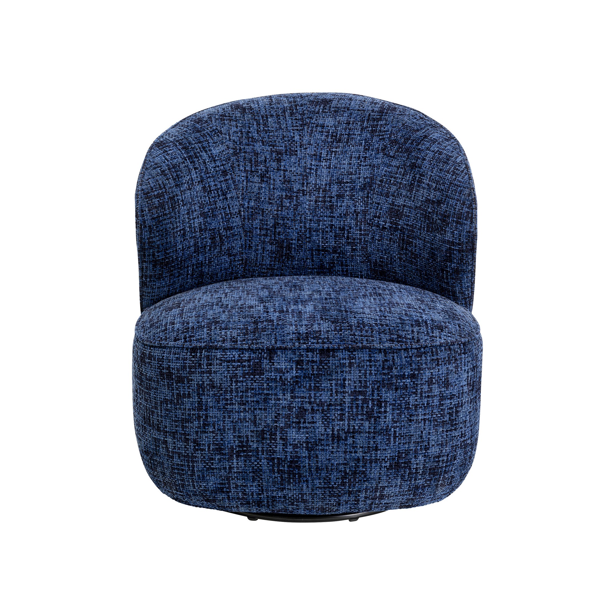 Draaifauteuil Ellie donkerblauw Kare Design