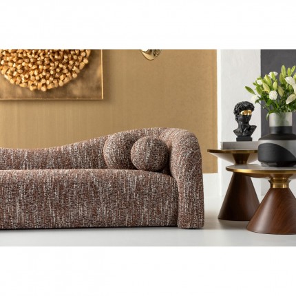 Sofa Livia Melange 2-Zits bruin Kare Design