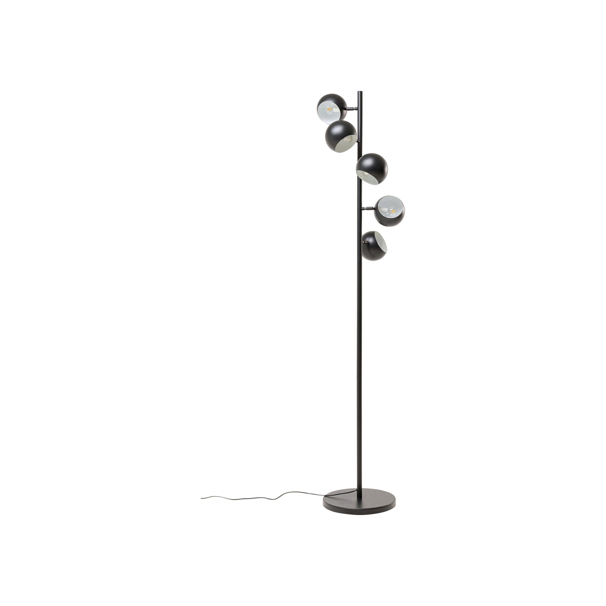 Lampadaire Calotta noir 5 180cm