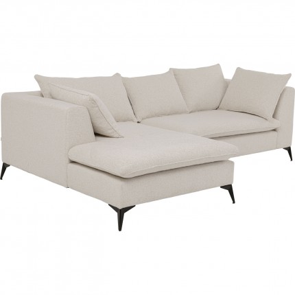 Corner Sofa Jimmy cream left Kare Design