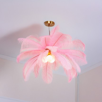 Hanglamp veren roze Kare Design