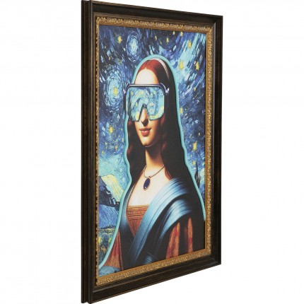 Schilderij LED lady 80x100cm Kare Design