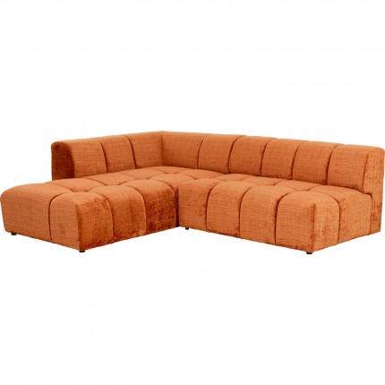 Corner Sofa Belami orange left Kare Design