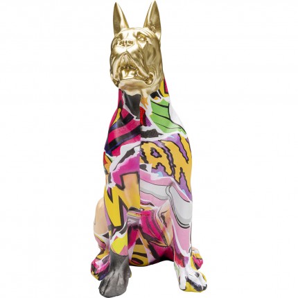 Woonaccessoires zittende duitse dog graffiti Kare Design