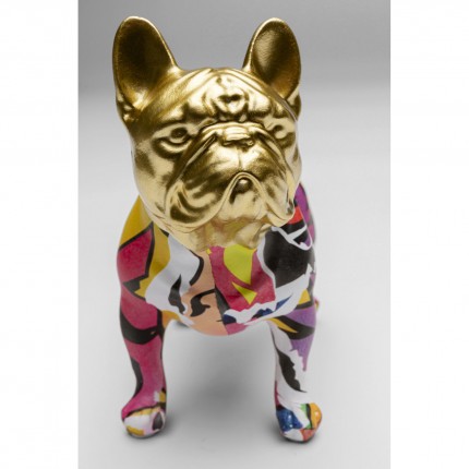 Deco gold bulldog graffiti Kare Design