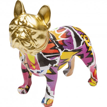 Woonaccessoires goud bulldog graffiti Kare Design