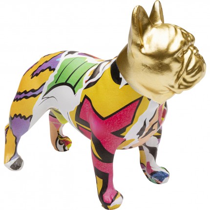 Woonaccessoires goud bulldog graffiti Kare Design