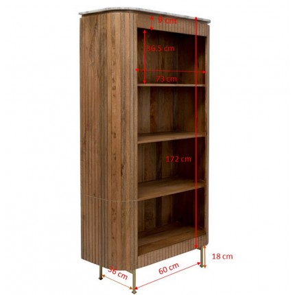 Bookshelf Grace 190x100cm Kare Design