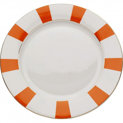 Borden Harlequin Ø27cm oranje (6/set) Kare Design